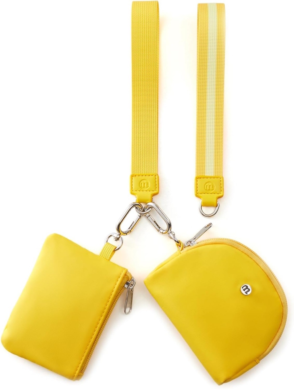 Mini Dual Pouch Wristlet Wallet Zip Around wristlet Keychain. 643/12-2:v